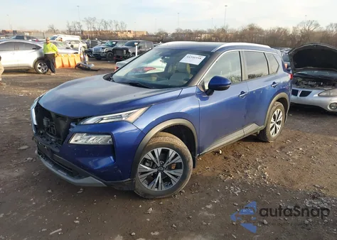 2022 Nissan Rogue Sv Intelligent Awd z USA, uszkodzony, nr VIN JN8BT3BB7NW337872